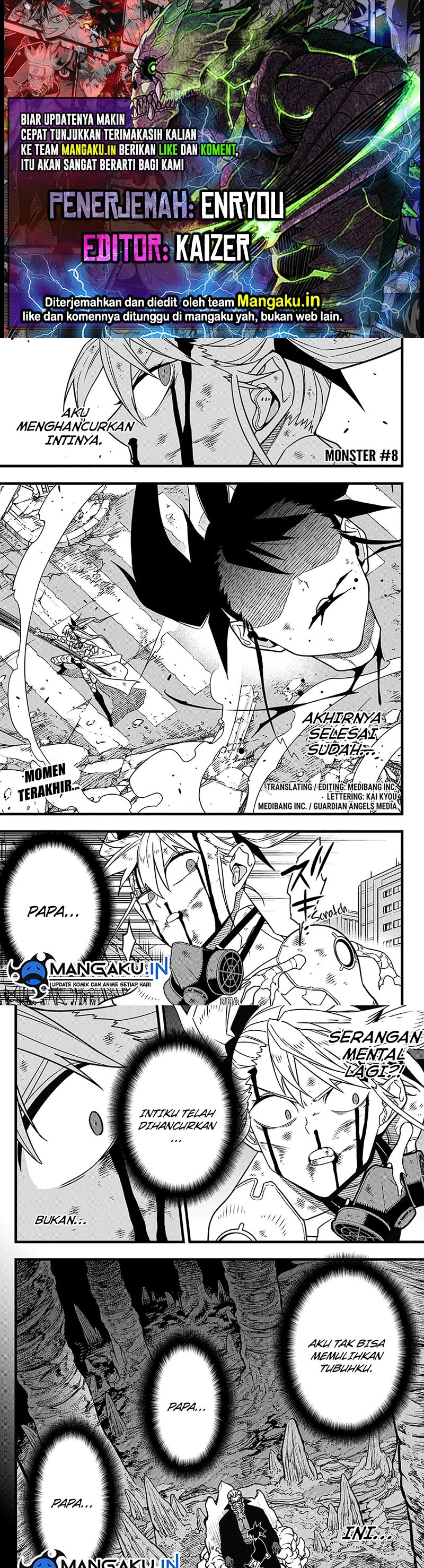 Read Kaiju No 8 id Manga Online