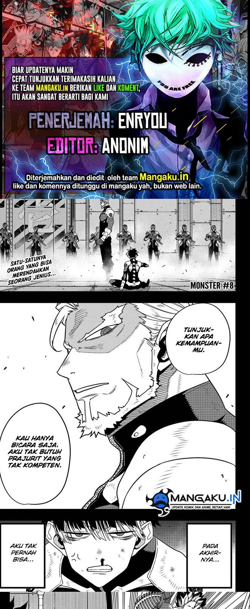 Read Kaiju No 8 id Manga Online