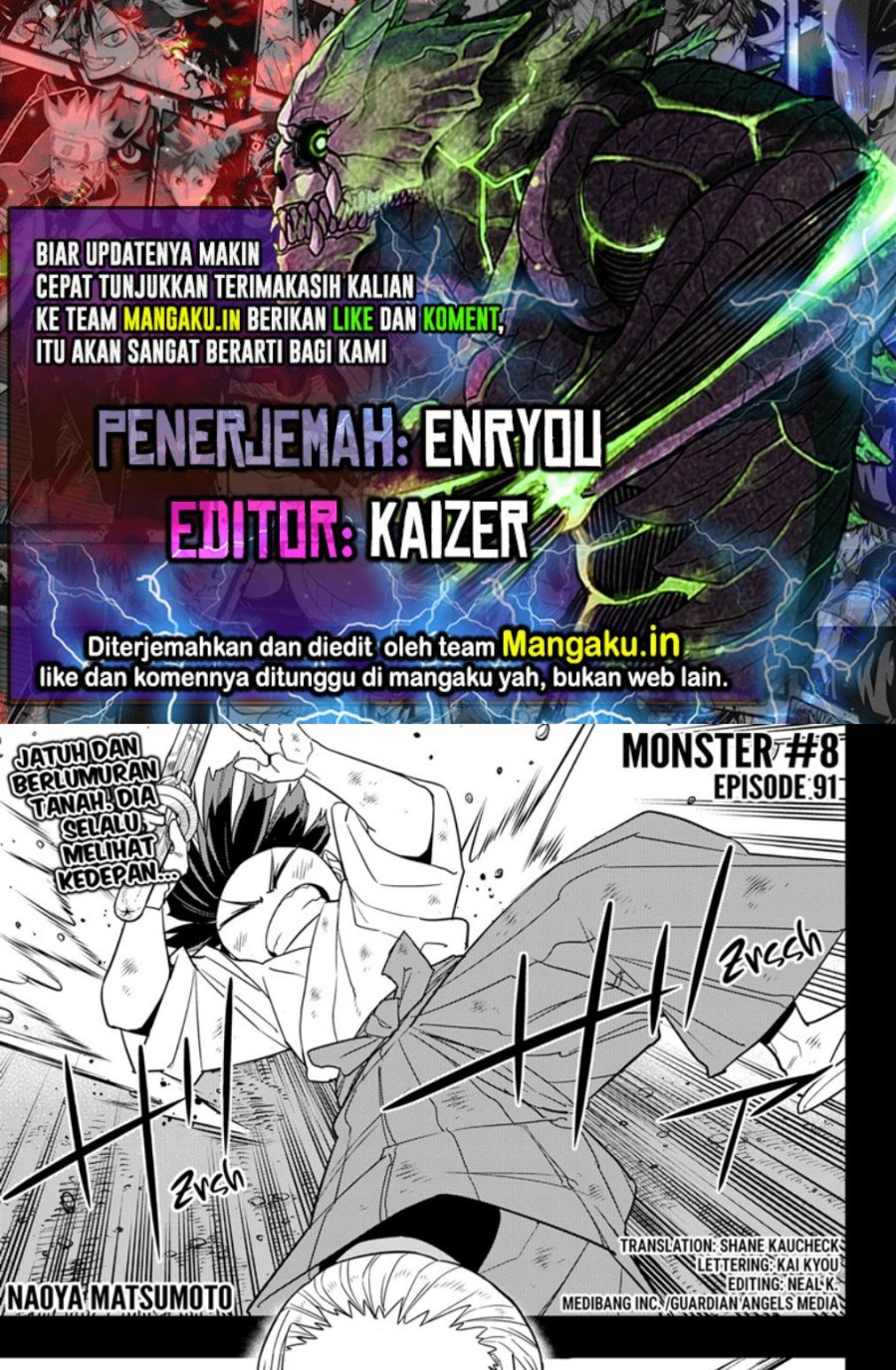 Read Kaiju No 8 id Manga Online
