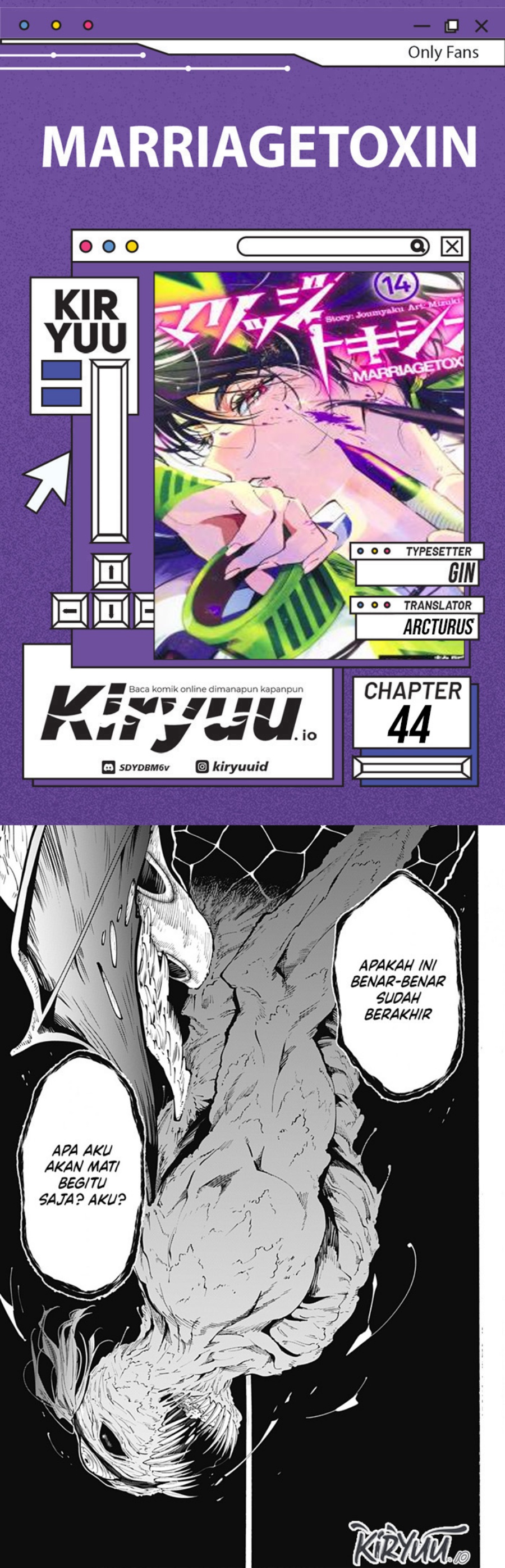 Read Marriagetoxin id Manga Online