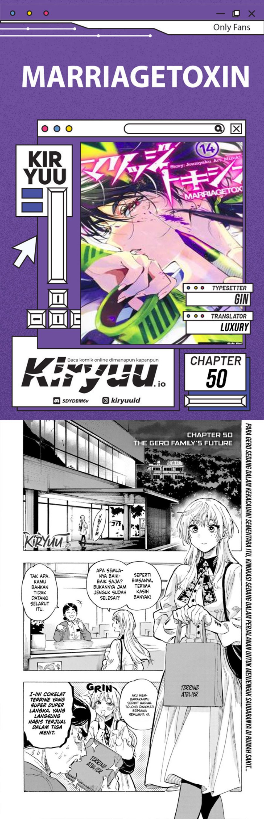 Read Marriagetoxin id Manga Online