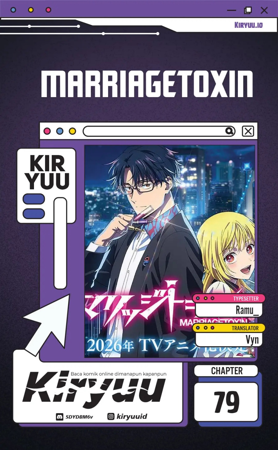Read Marriagetoxin id Manga Online