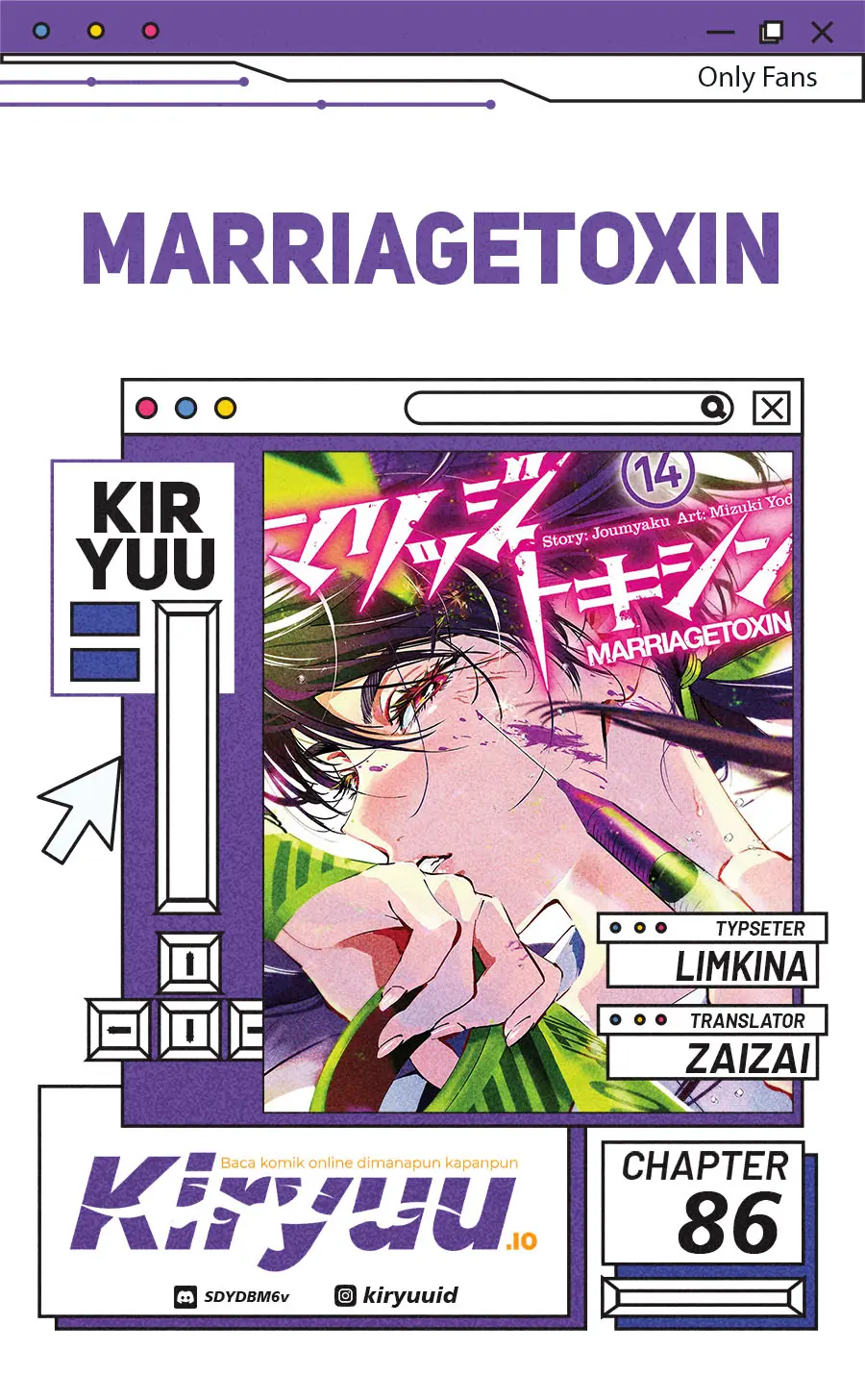 Read Marriagetoxin id Manga Online