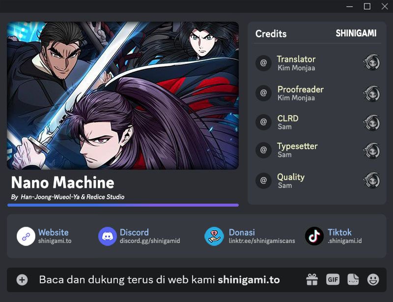 Read Nano Machine id Manga Online