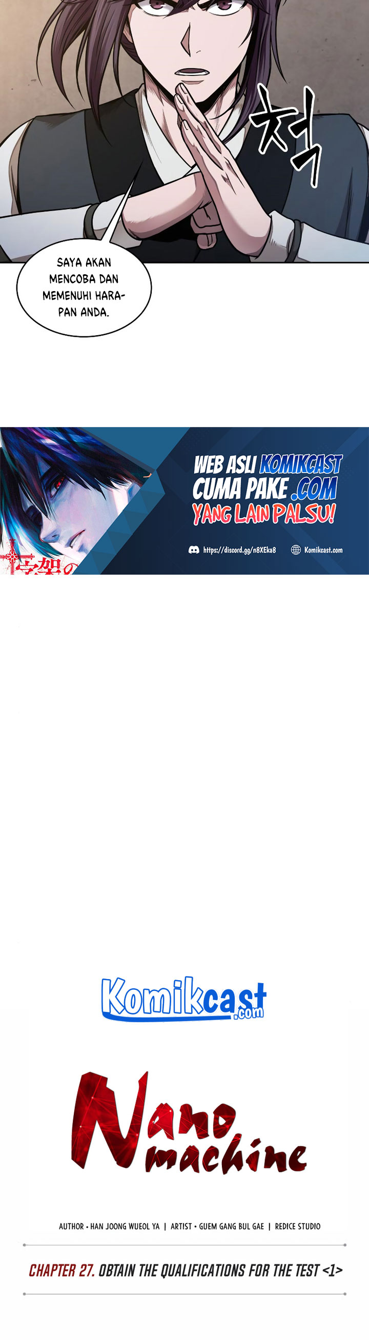 Read Nano Machine id Manga Online