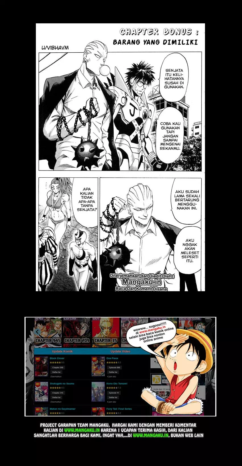 Read One Punch Man id Manga Online
