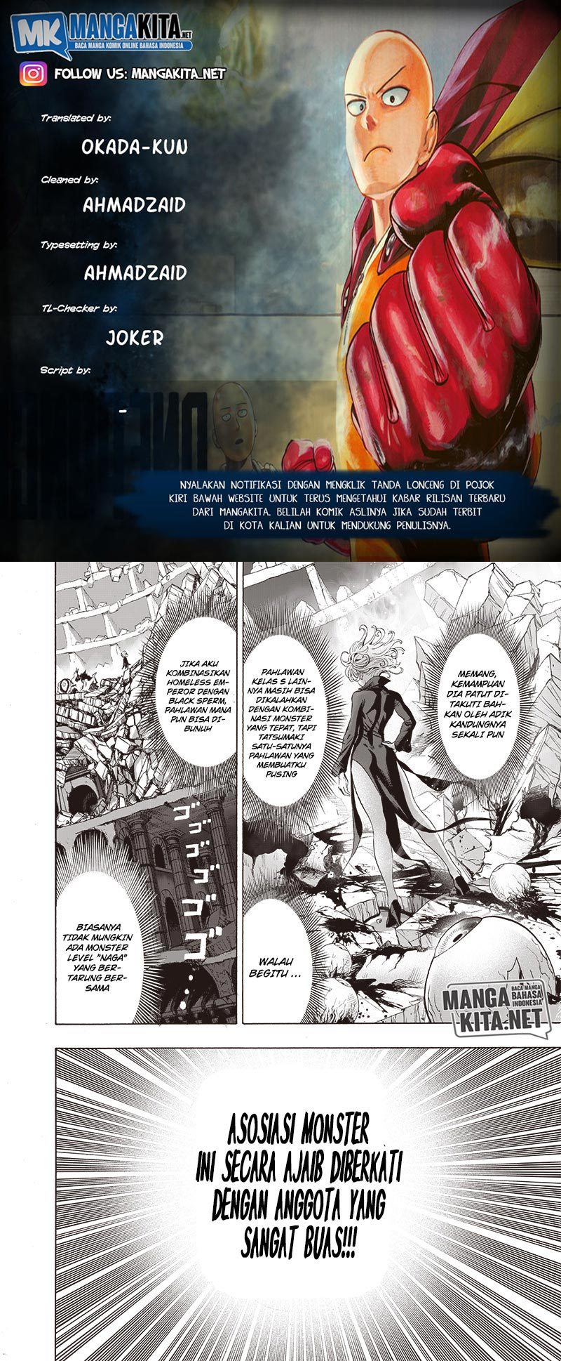 Read One Punch Man id Manga Online
