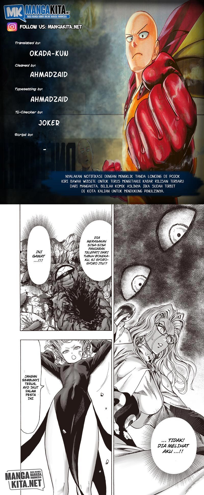 Read One Punch Man id Manga Online