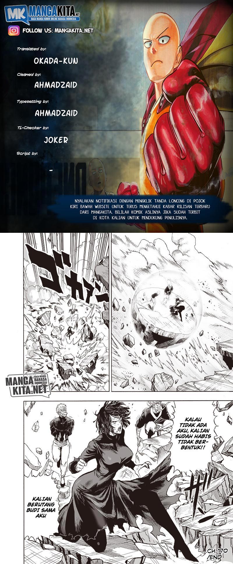 Read One Punch Man id Manga Online