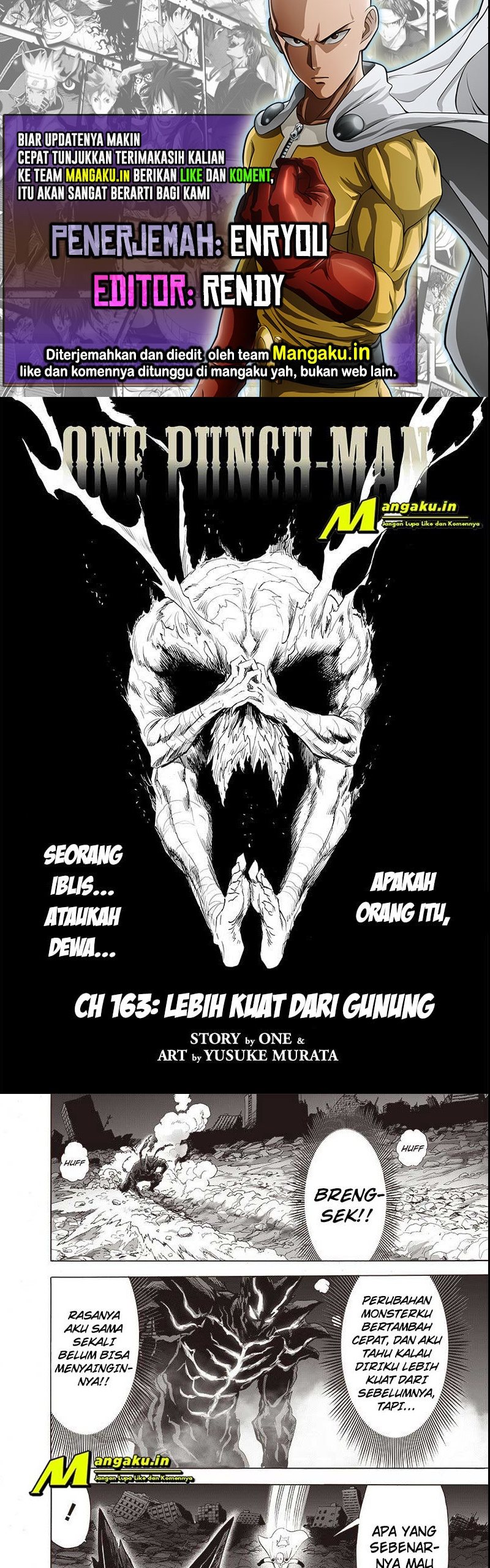 Read One Punch Man id Manga Online