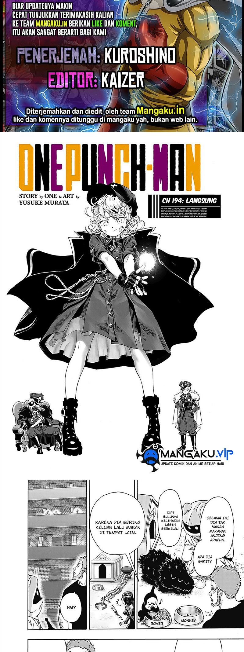 Read One Punch Man id Manga Online