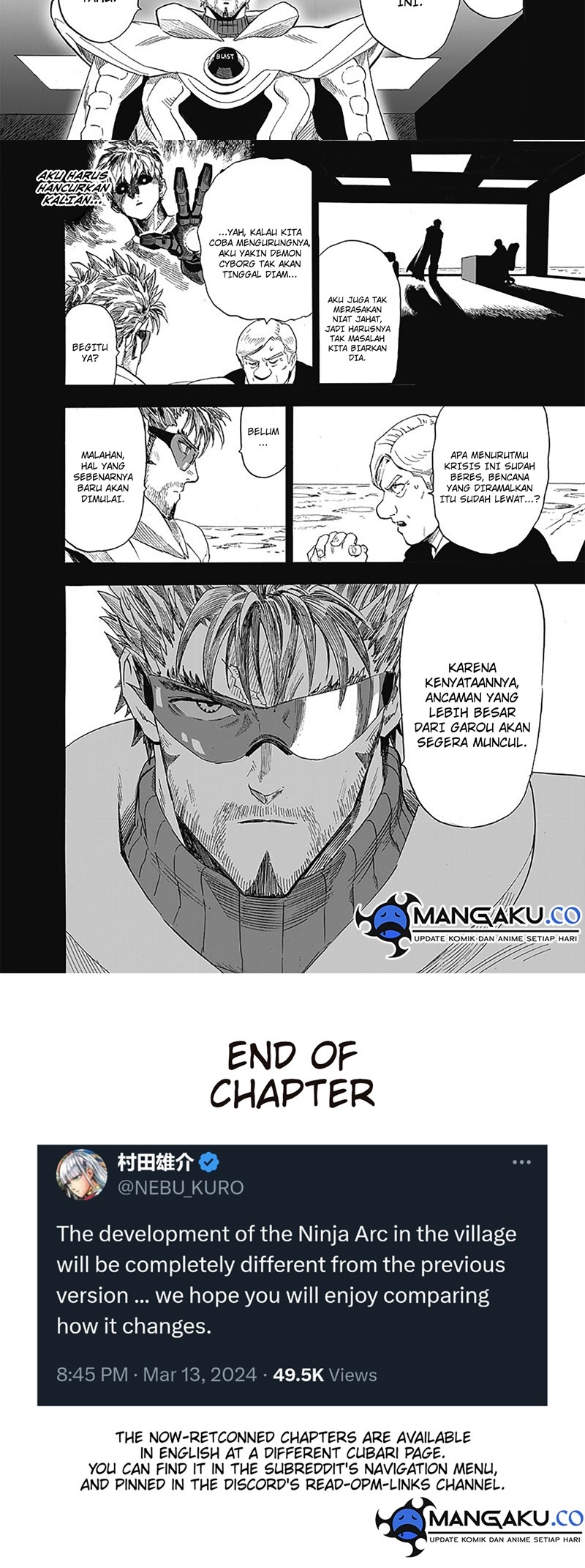 Read One Punch Man id Manga Online