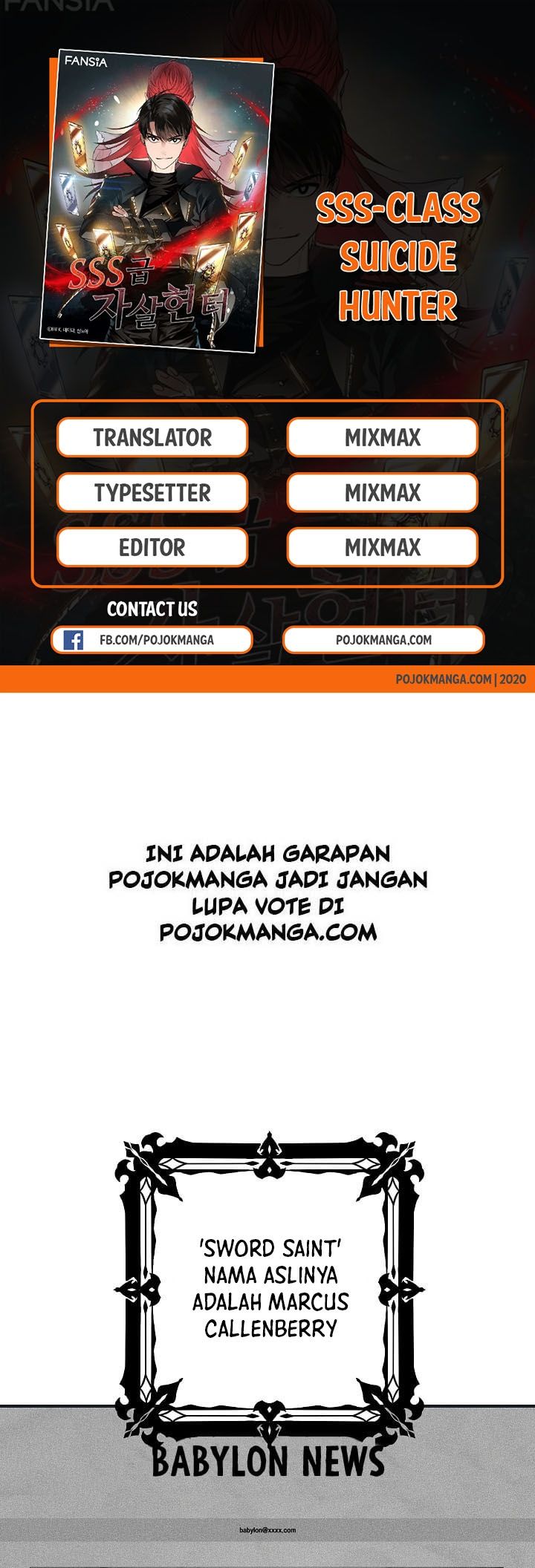 Read SSS-Class Suicide Hunter id Manga Online