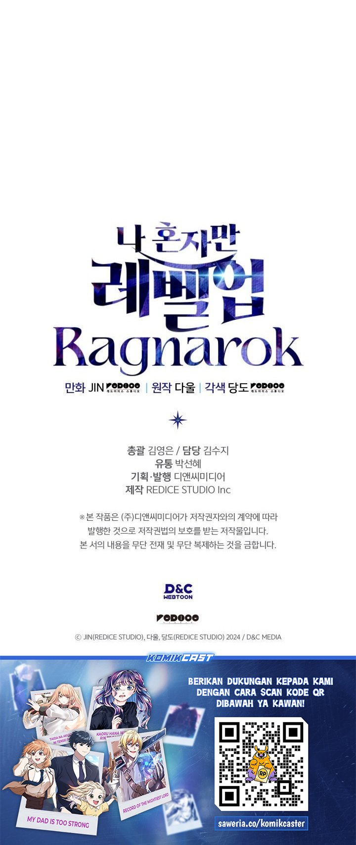 Read Solo Leveling Ragnarok id Manga Online