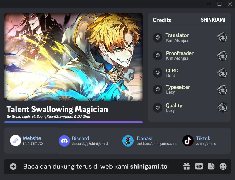 Read Talent Swallowing Magician id Manga Online