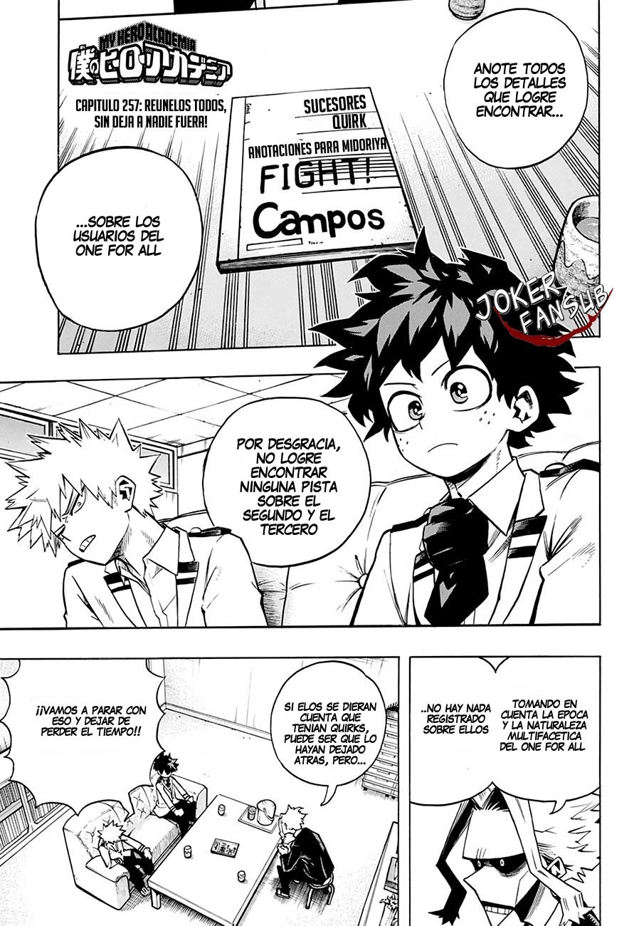 Read Boku no Hero Academia Es Manga Online