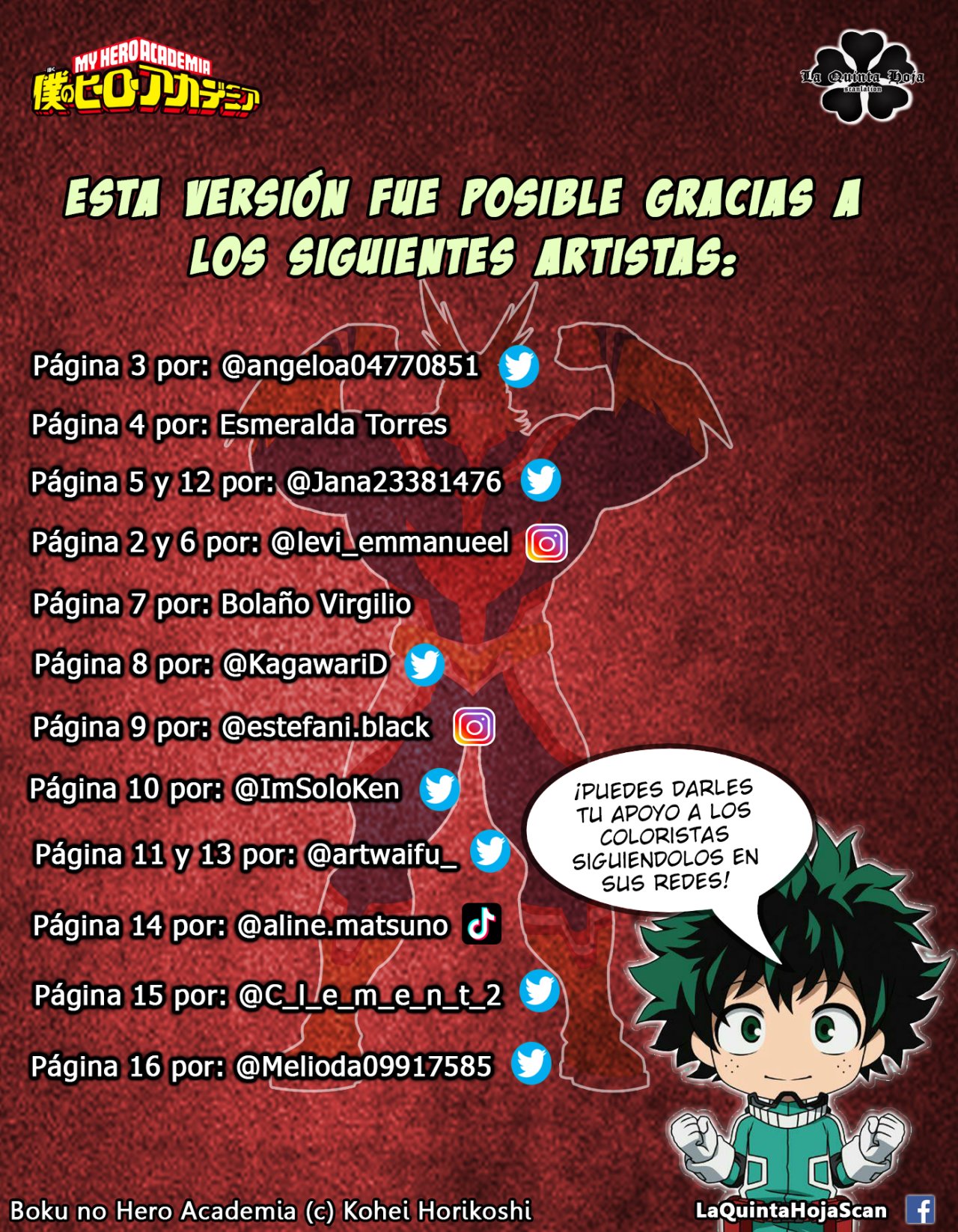 Read Boku no Hero Academia Es Manga Online